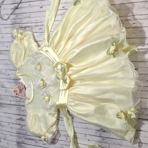 MP Handmade Girls Yellow Dress